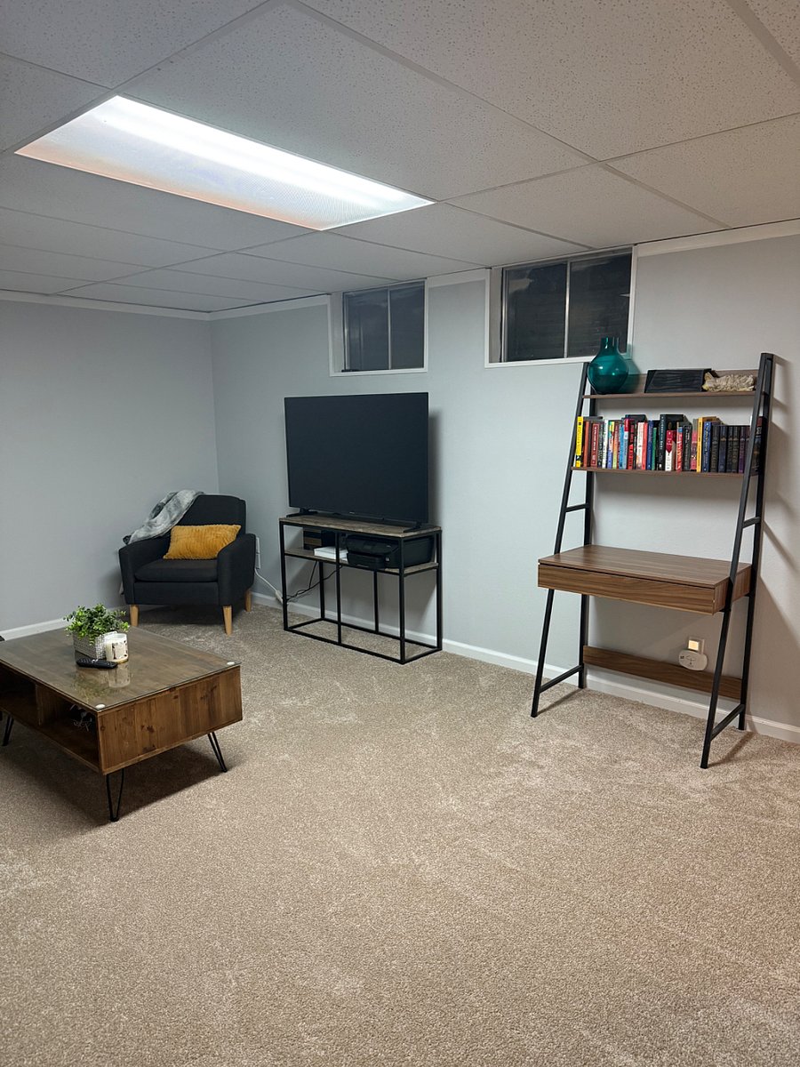 TV and desk