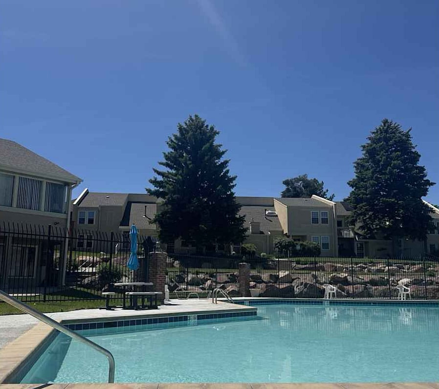 Community pool available during summer months