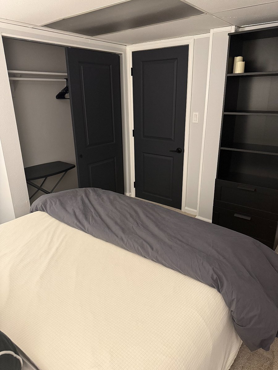 Large closet and dresser
