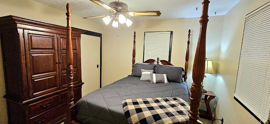 Bedroom #2 with armoir