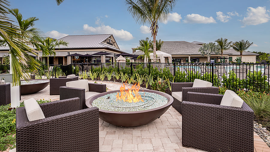 Fire Pit near Large Community Pool (1 Also located at the Satellite Pool)
