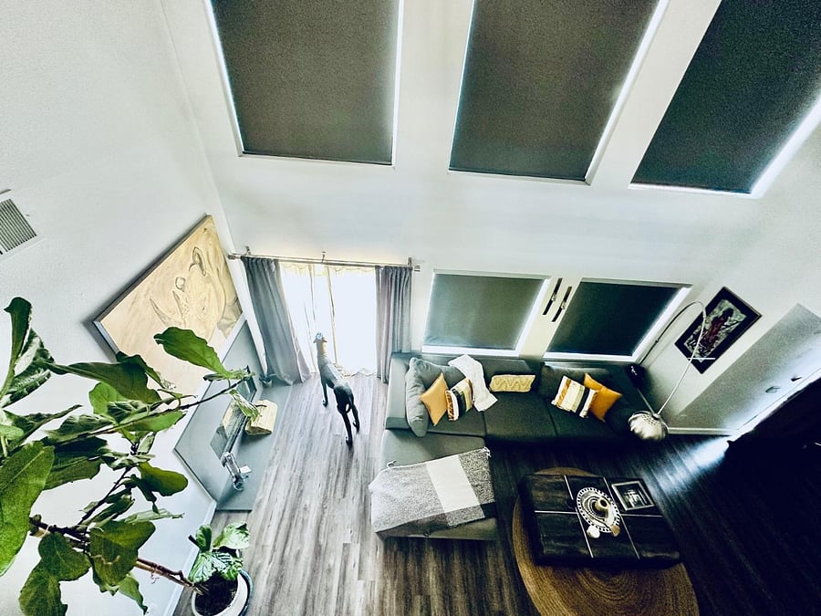 View from staircase