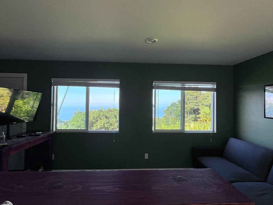 Plenty of windows for extra lighting. Ocean views from inside.
