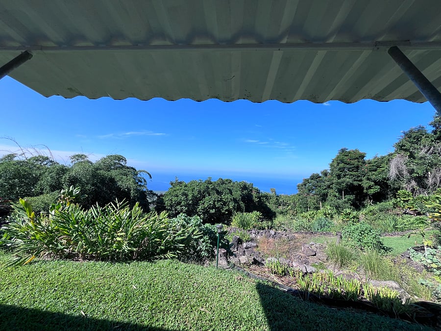 View from front porch