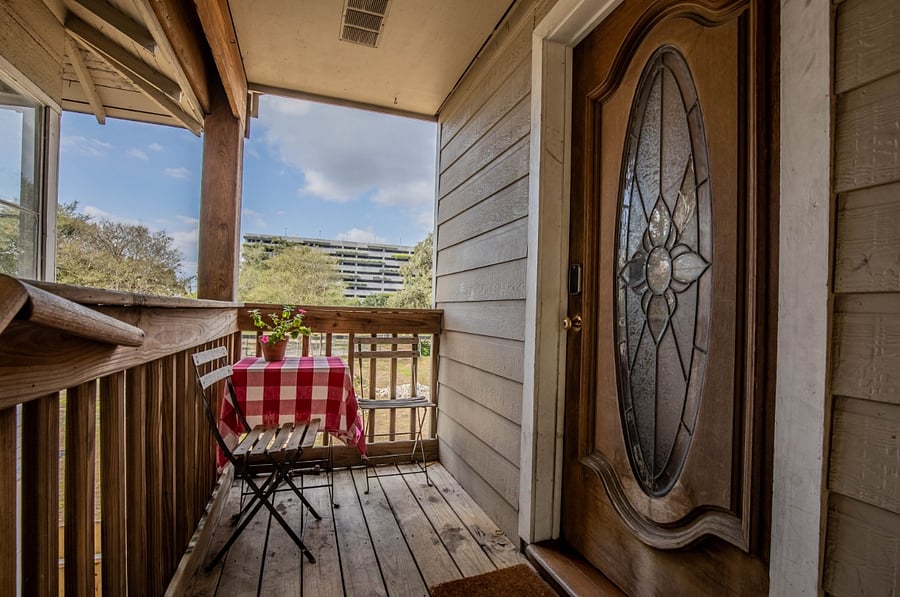 Have your coffee on the terrace...