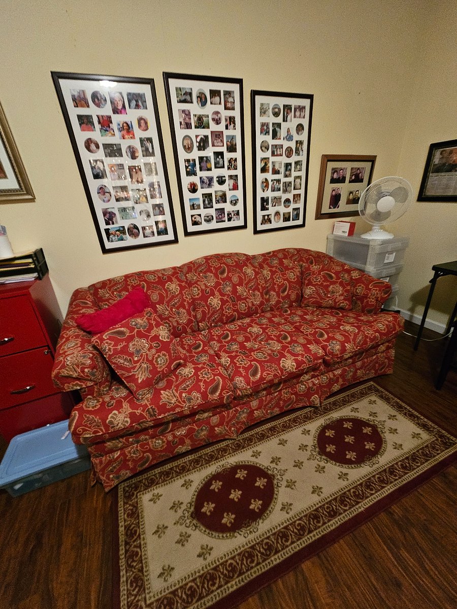 Queen size hide-a-bed for weekend company. 5 day minimum at $35.00/day.