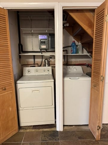 washer/dryer in unit