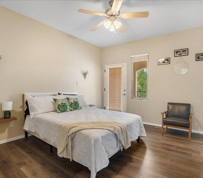 Primary bedroom w/ balcony access!