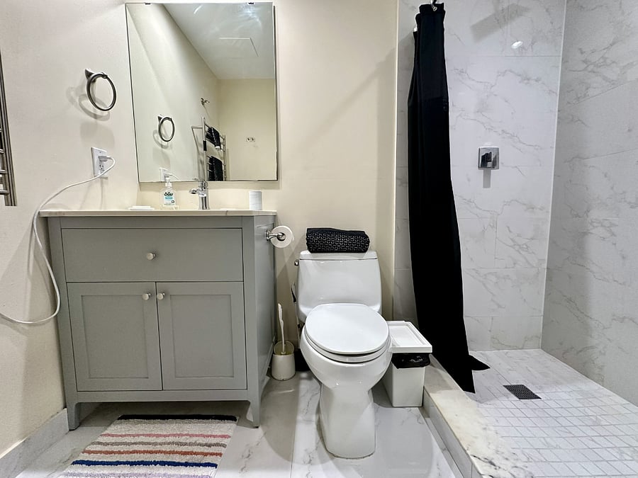 Attached full private bathroom.