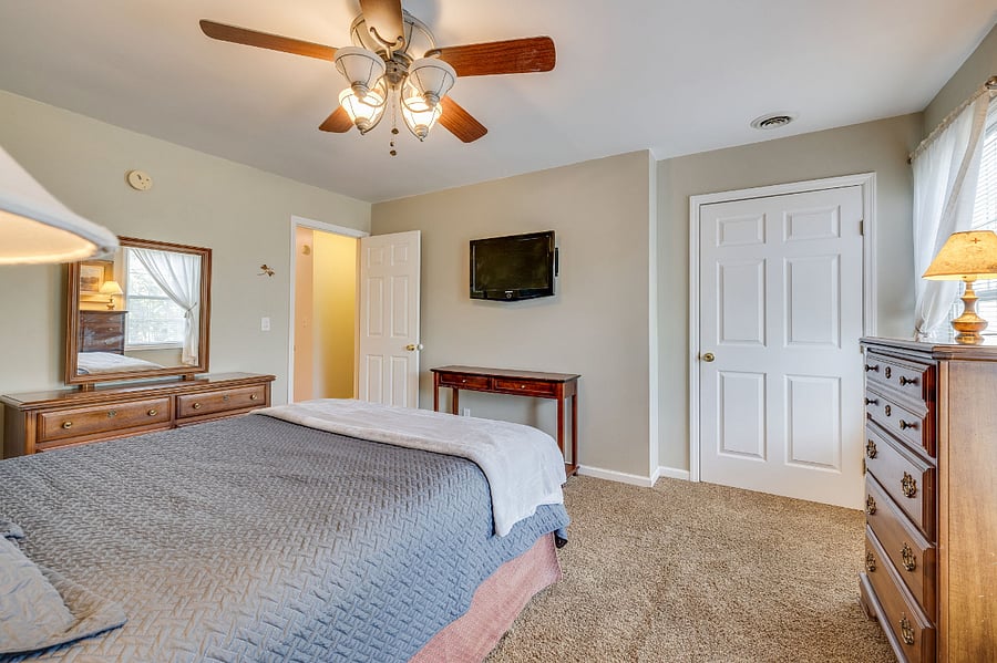 Bedroom #1 with queen bed