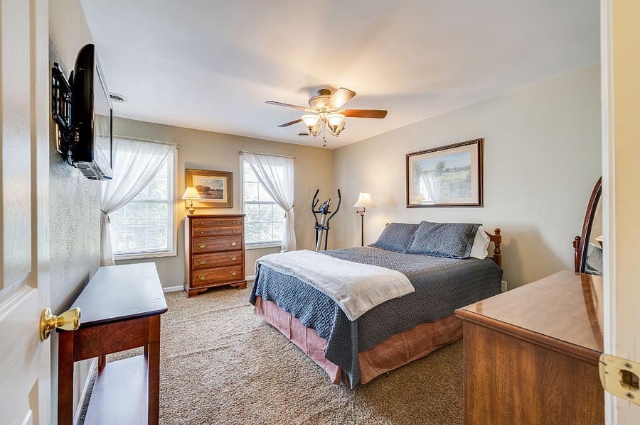 Bedroom #1 with queen bed
