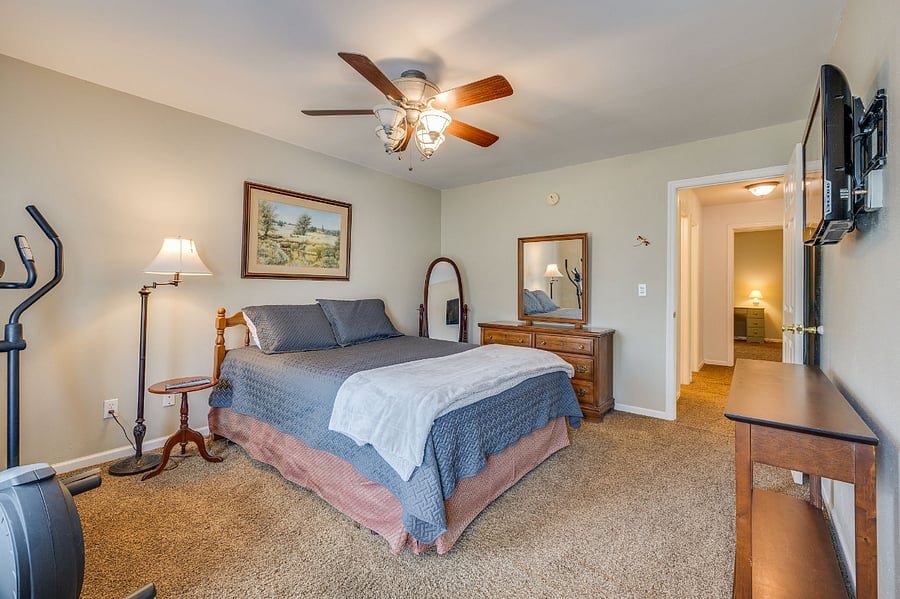 Bedroom #1 with queen bed