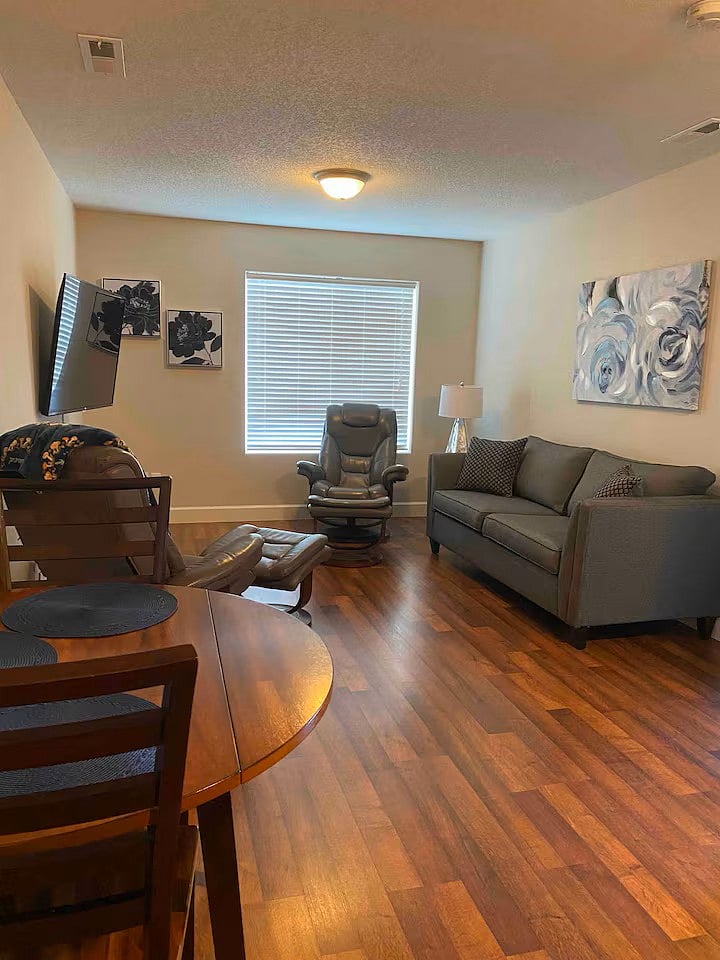 Living Room with Smart TV