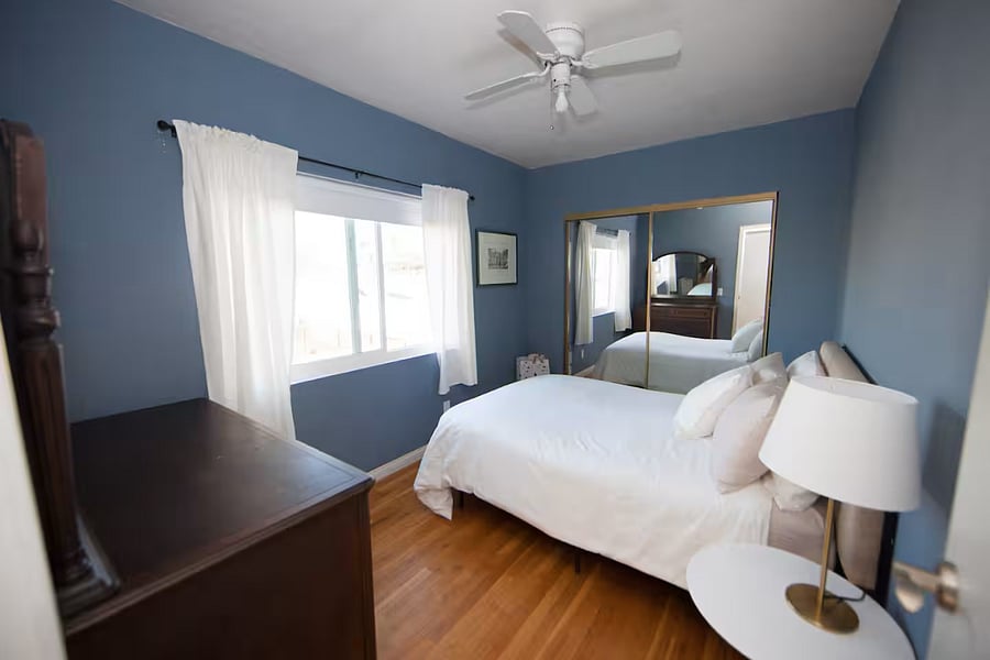 north facing bedroom
