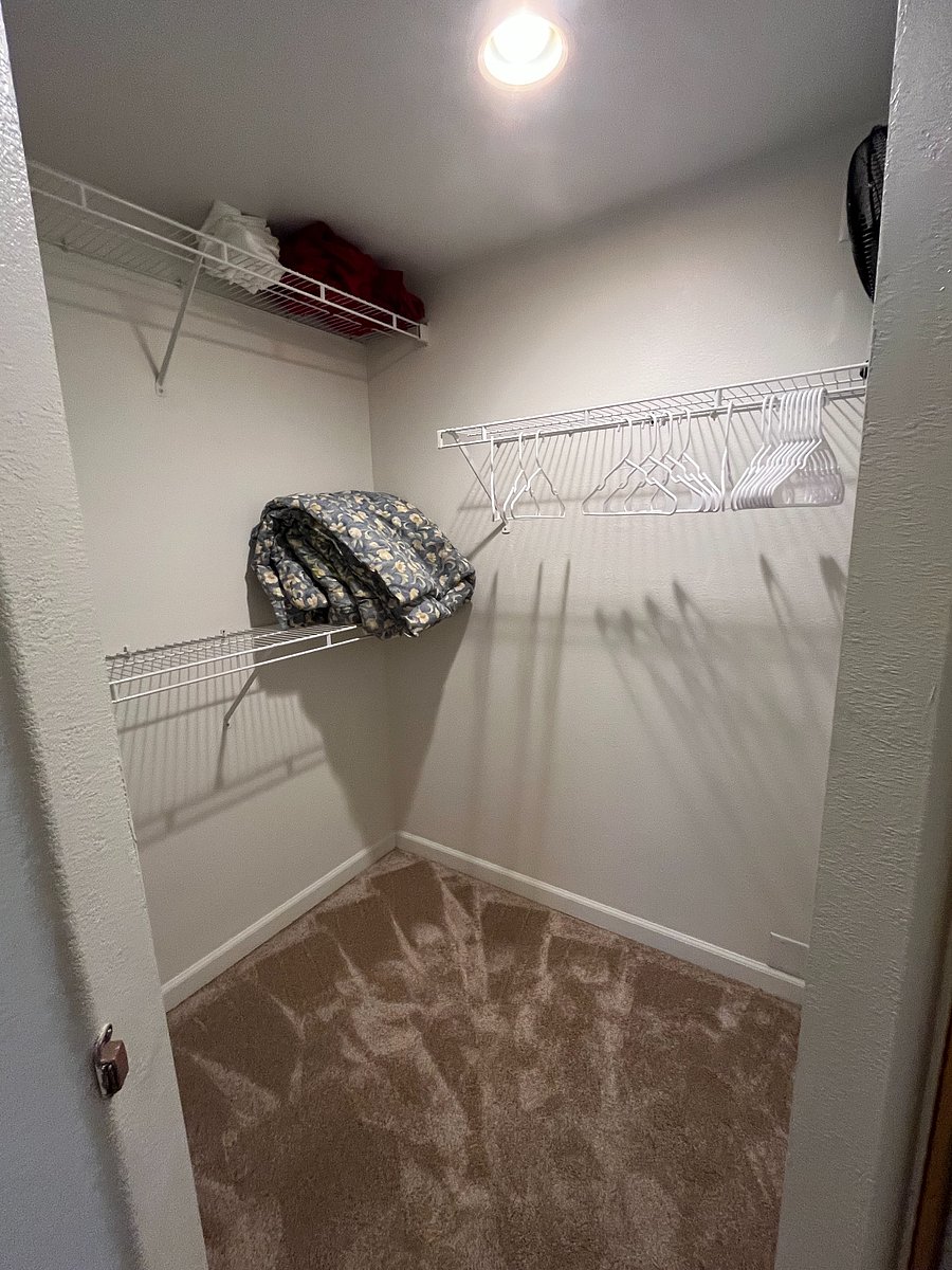 Master walk-in closet