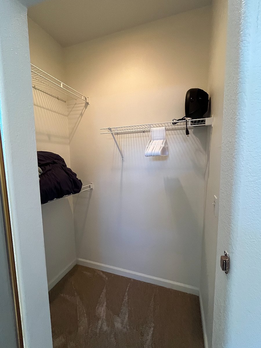 Guest walk-in closet