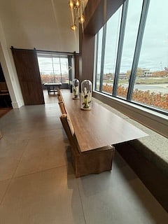 Resident Community Tables & Baguette Seating Area