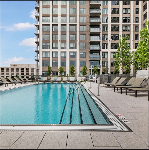 Another View of Pool Area across from my Corner Apt Unit in the background photo. 