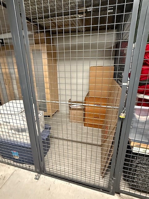 Off the Guest Garage on 1st Flr is my Paid Large Storage Locked Caged Unit