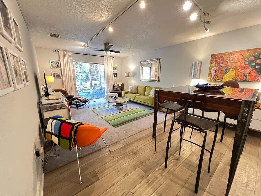 The Dining Area is adjacent to the Living Room.