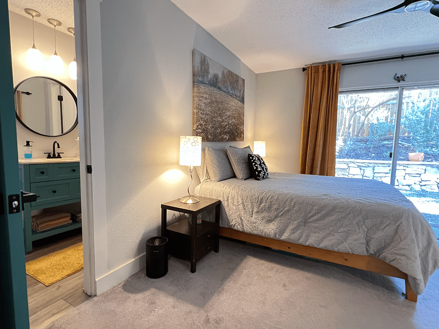 Master Bedroom with Master Bath entry shown