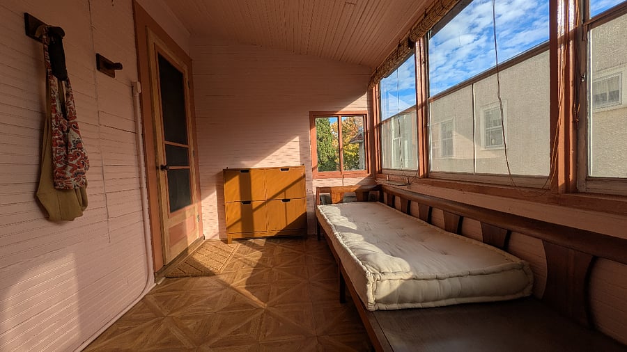 Shared front porch