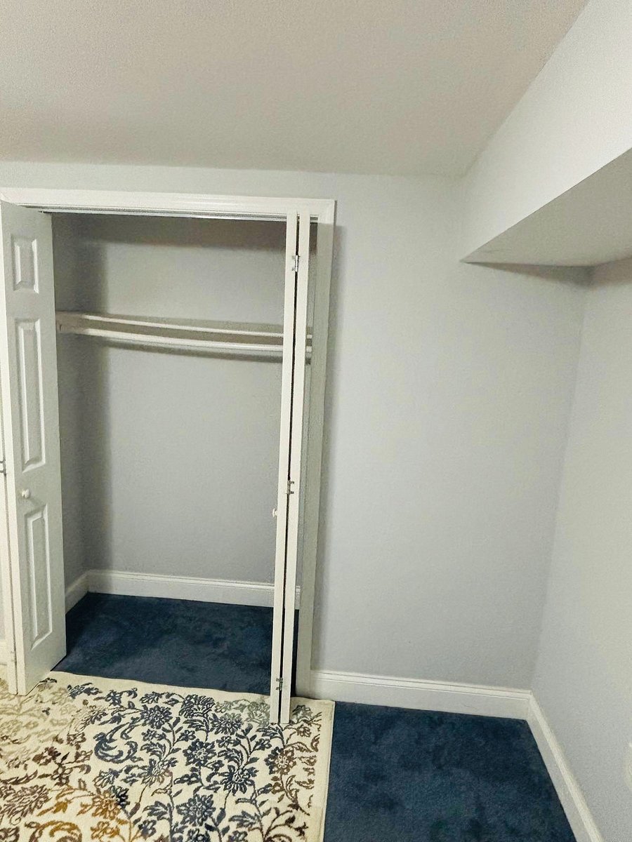 Spacious bedroom closet