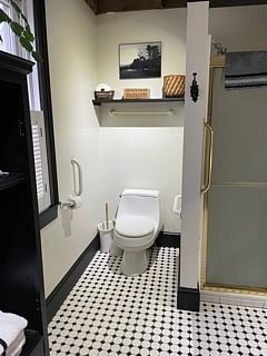 down stairs bathroom