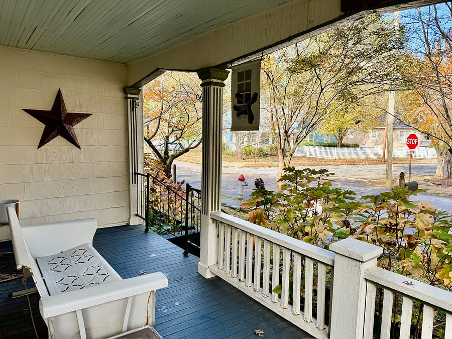 Front porch view.