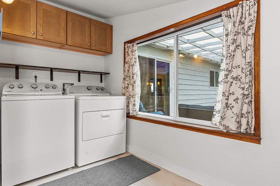 New large washer and dryer. Irving board 