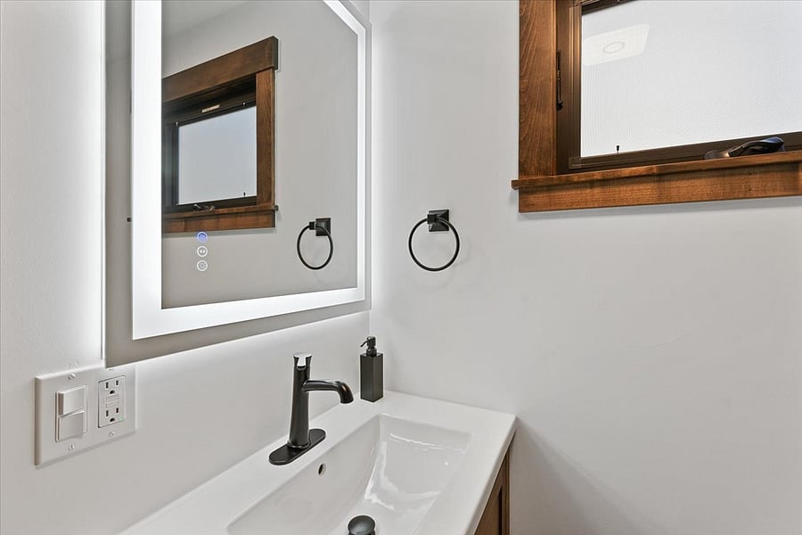 Downstairs bathroom.
