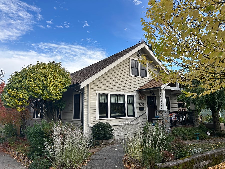 Apartment located on the basement level of our 1921 Craftsman home.