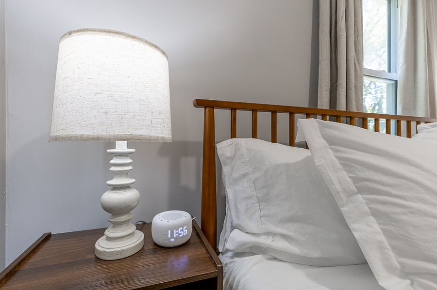 Sound machine alarm clock