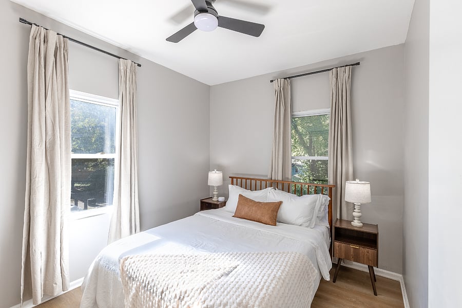 Bedroom 1 with queen bed