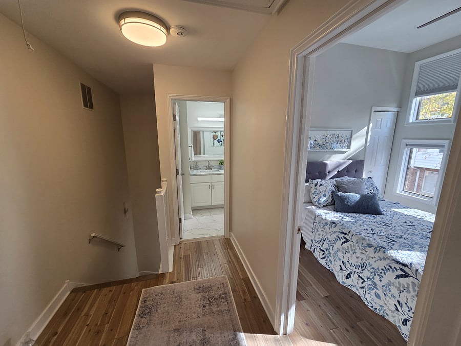 upstairs hallway