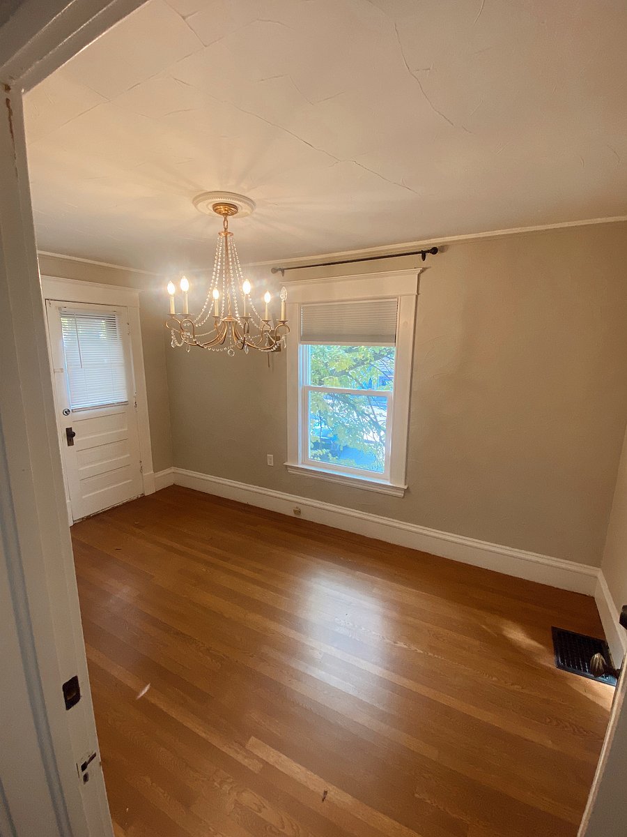 Unfinished bedroom area (labeled as "bedroom 3" on second floor blue print)