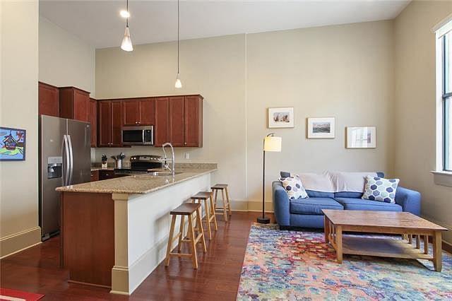 comfortable bright living space