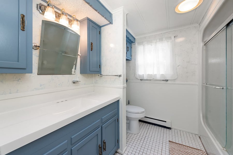 Full bathroom with shower