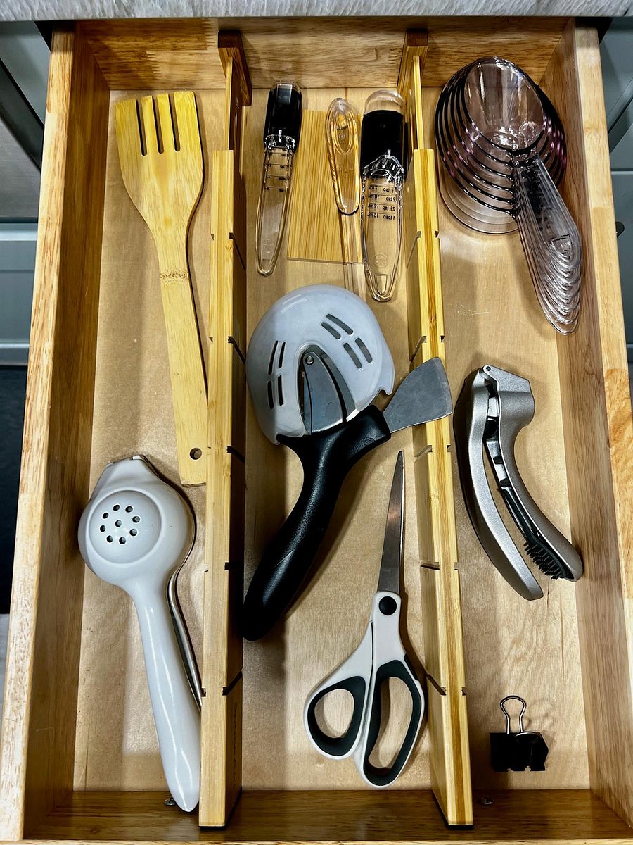 Fully stocked kitchen