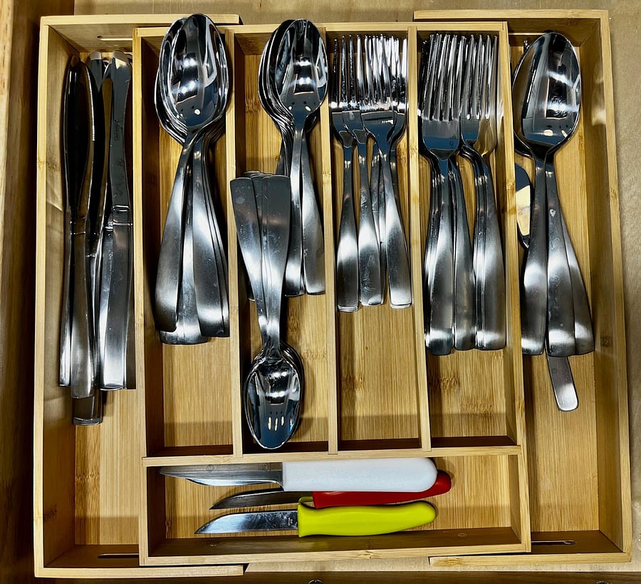 Fully stocked kitchen