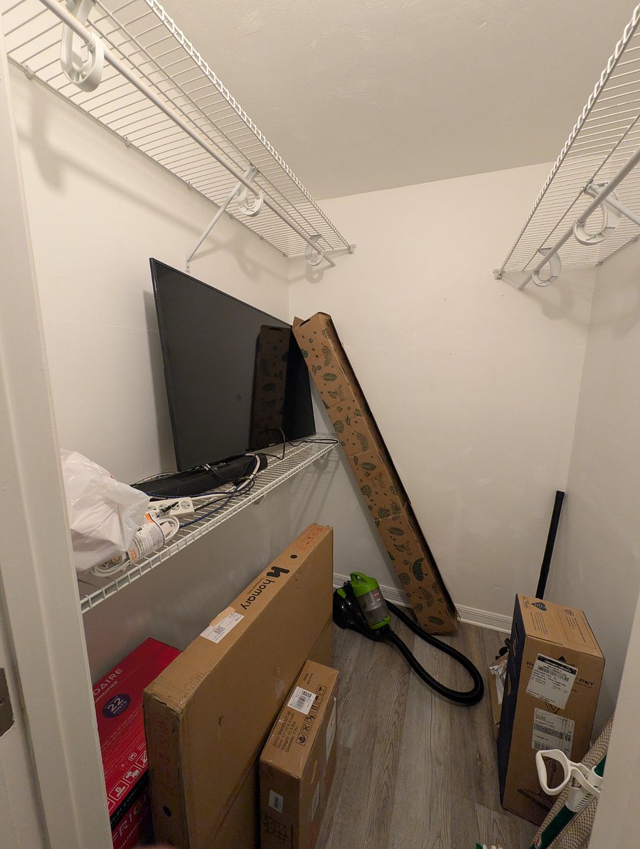 Walk in Closet in the Master bedroom.
