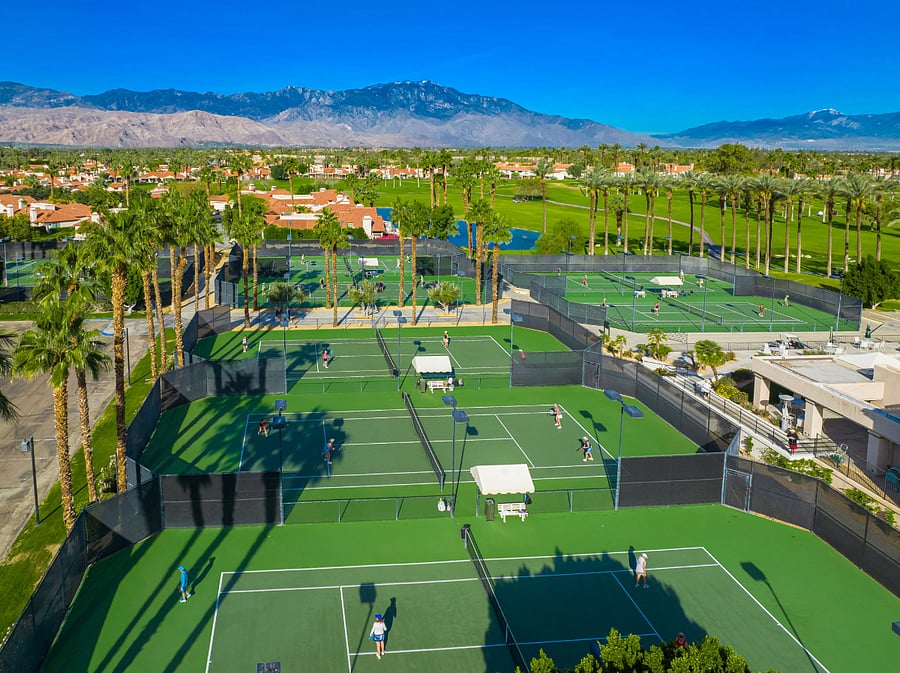 Show off your skills on the tennis/pickleball courtslaughter and friendly competition guaranteed!  Free to use for our guests.