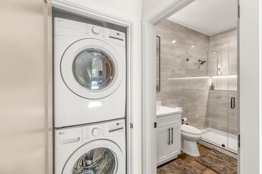 in-unit private washer and dryer