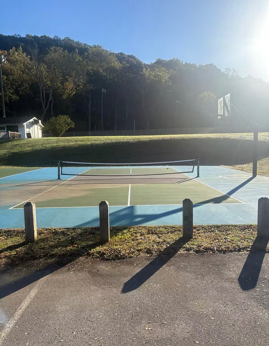 Near by pickle ball court