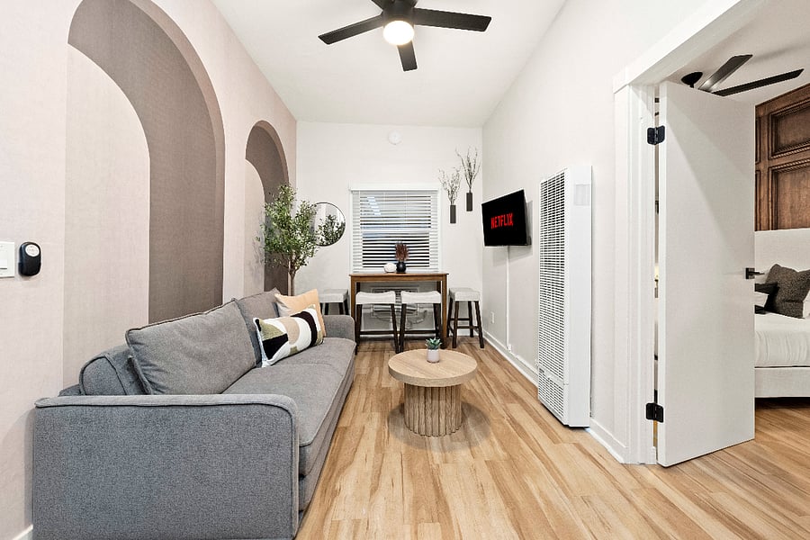 "A perfect blend of comfort and style  your ideal spot to relax and recharge "