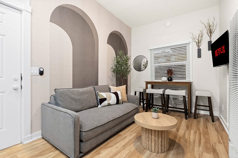 "A perfect blend of comfort and style  your ideal spot to relax and recharge "