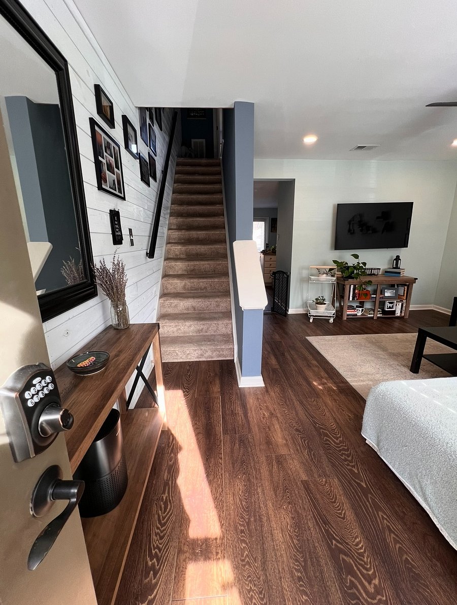 Entryway and stairs