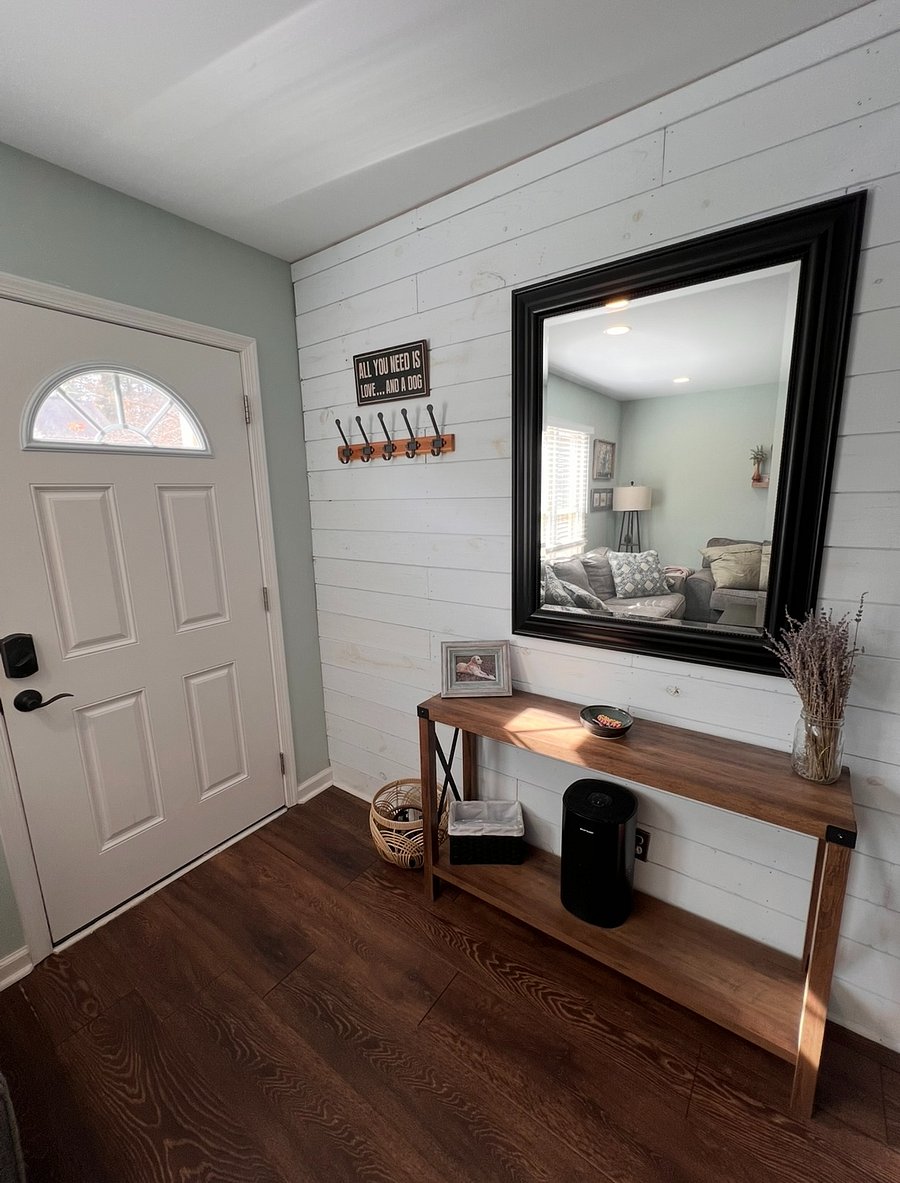 Entry table for your keys and coat hook for jackets