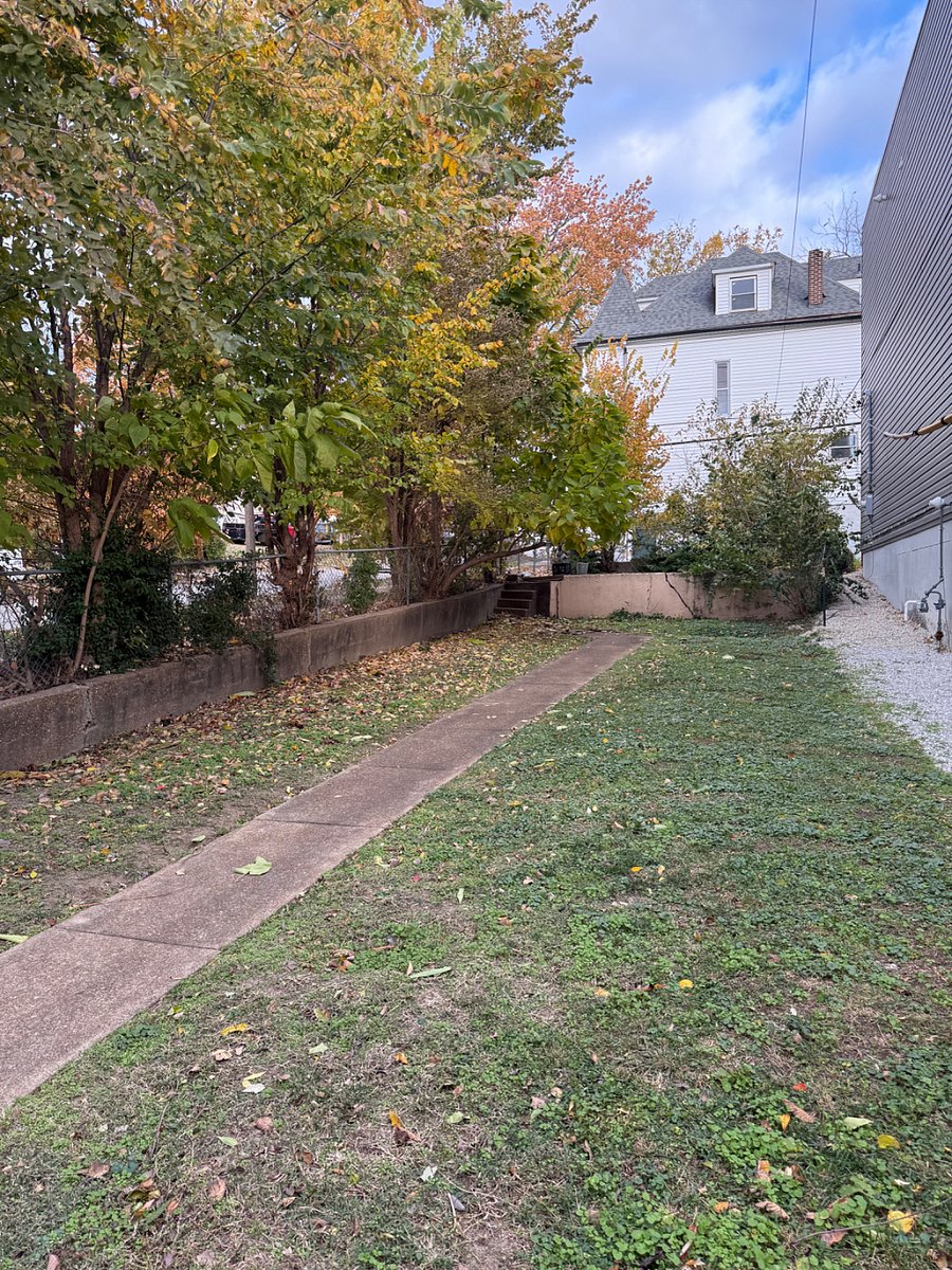 Private Back yard also has an off street parking pad. 