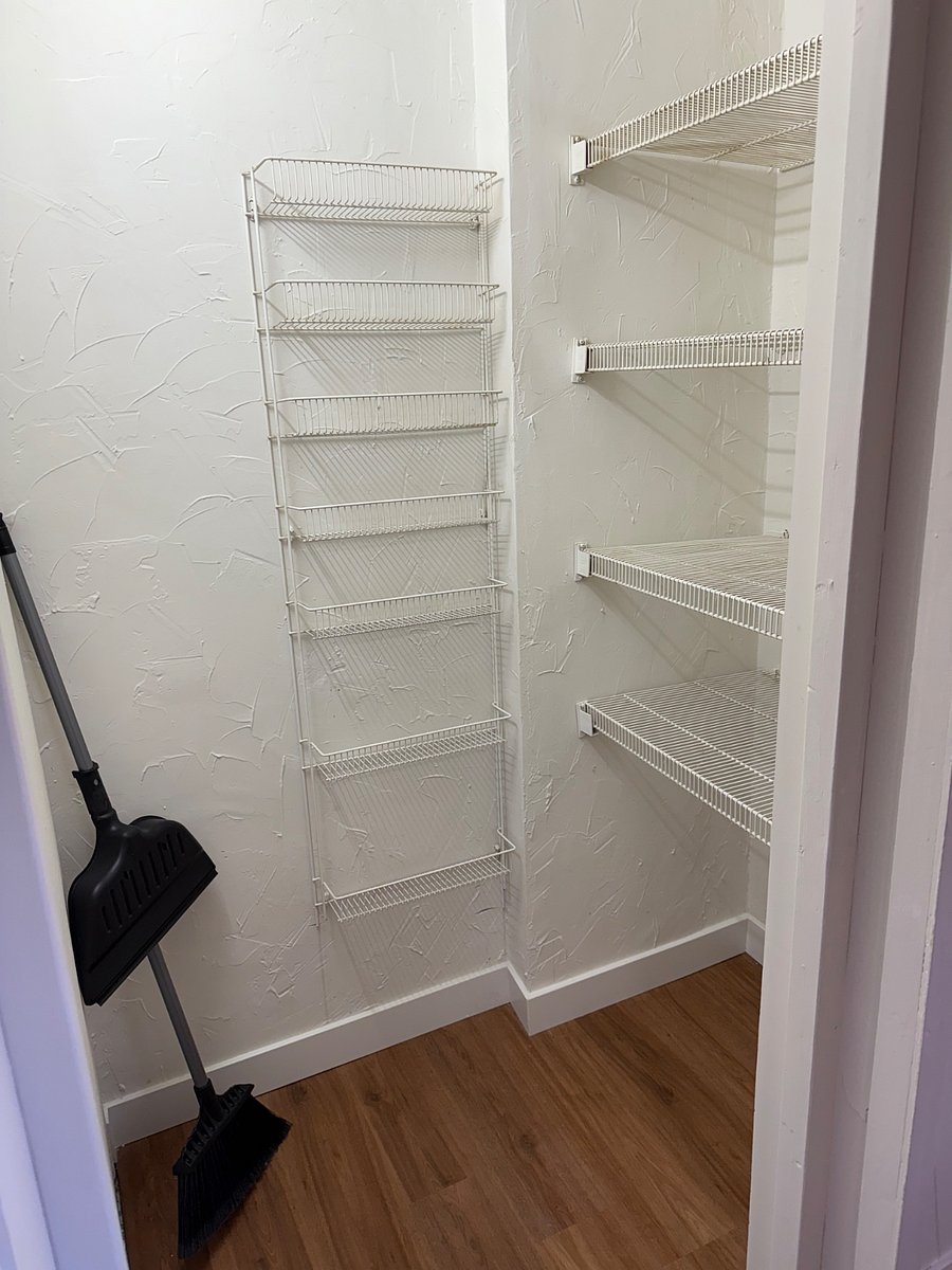 Large kitchen pantry. 